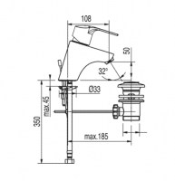 MONOMANDO LAVABO K-3 TRES